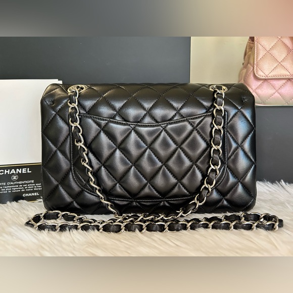🔥CHANEL•Lambskin Quilted Classic Double Flap Bag Small - Picture 3 of 13